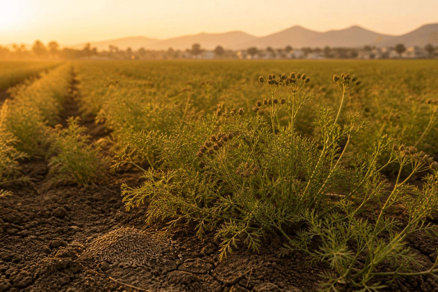 Cumin growing in Gujarat